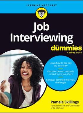 [预订]Job Interviewing for Dummies 9781394192915