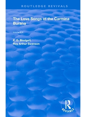 预订 The Love Songs of the Carmina Burana Carmina Burana的情歌: 9780367149086