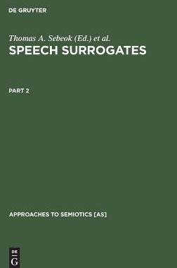 [预订]SEBEOK:SPEECH SURROGATES    PART 2  AS 23/2 9789027934246