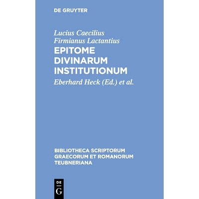 预订 Epitome divinarum institutionum: 9783598719332