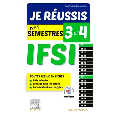 预订 Je réussis mes semestres 3 et 4 - IFSI 我成功完成了第三学期和第四学期 - IFSI: 9782294771309