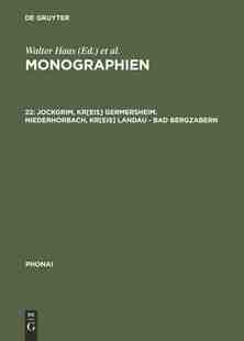 Jockgrim 预订 Germersheim. Niederhorbach eis Bad 9783484230262 Landau