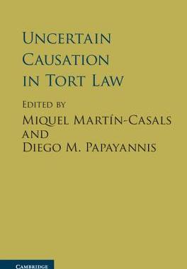 【预售】Uncertain Causation in Tort Law