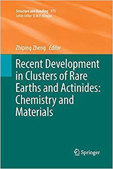 【预售】Recent Development in Clusters of Rare Earths and Actinides: Chemistry and Materials