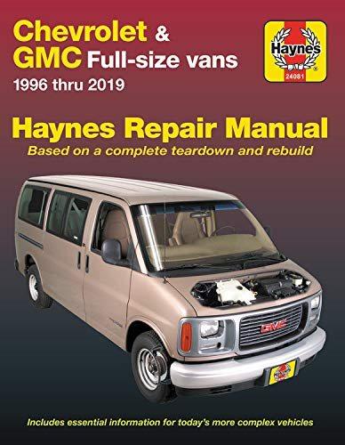 [预订]Chevrolet& GMC Full-Size Vans 1996 Thru 2019 Haynes Repair Manual: 1996 Thru 2019- Based on a Comp 9781620923771