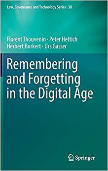【预售】Remembering and Forgetting in the Digital Age