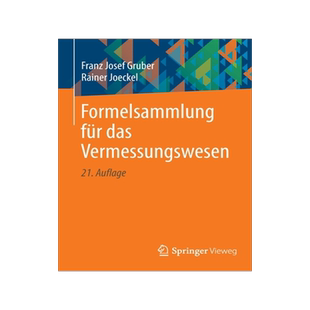 预订 Formelsammlung für das Vermessungswesen
