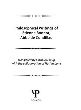 【预订】Philosophical Works of Etienne Bonnot, Abbe De Condillac