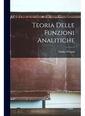 预订 Teoria Delle Funzioni Analitiche: 9781019045763