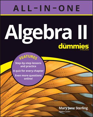 【预订】Algebra Ii All-In-One For Dummies (+ Chapter Quizzes Online) 9781119896265