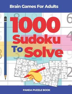 9781673807486 Teaser Adults Games Puzzles Sudoku Brain Solve 1000 预订 For
