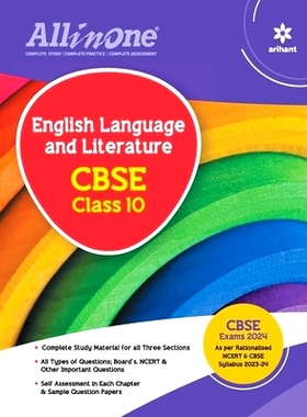 预订 All In One Class 10th English Language and Literature for CBSE Exam 2024: 9789350106013