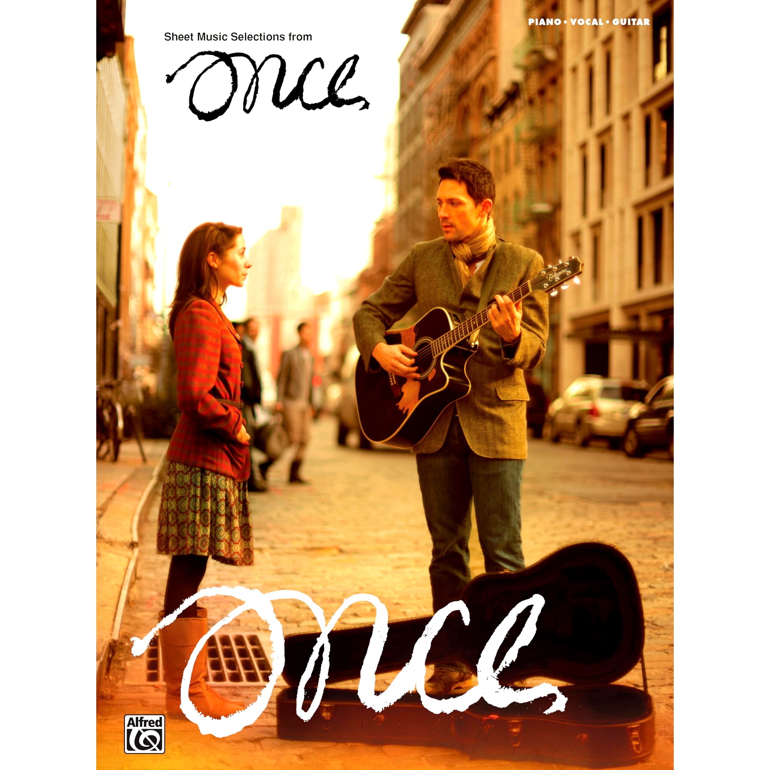 现货 音乐剧《曾经》乐谱 英文原版 Once - Sheet Music Selections: Piano/Vocal/Guitar