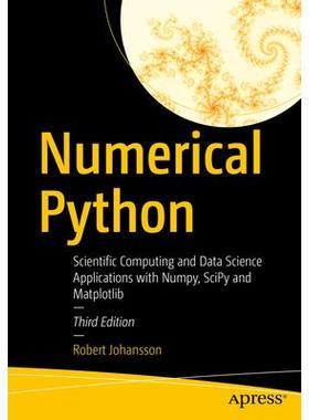 预订 Numerical Python Scientific Computing and Data Science Applications with Numpy, SciPy and MatplotlibNumerical Pyt