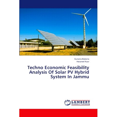 预订 Techno Economic Feasibility Analysis Of Solar PV Hybrid System In Jammu 查谟太阳能光伏混合动力系统的技术经济可行性