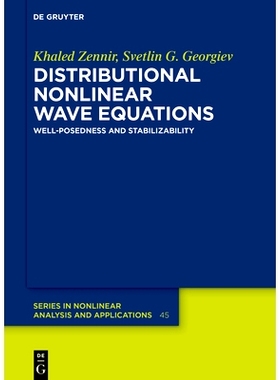 预订 Distributional Nonlinear Wave Equations: Well-Posedness and Stabilizability: 9783111633688