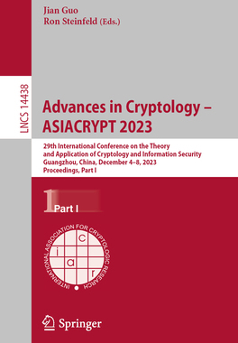 预订 Advances in Cryptology – ASIACRYPT 2023