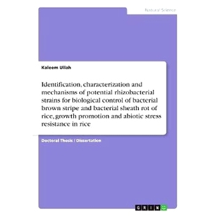 rhizobacterial Identification 预订 strains control and biological characterization bacte mechanisms for potential