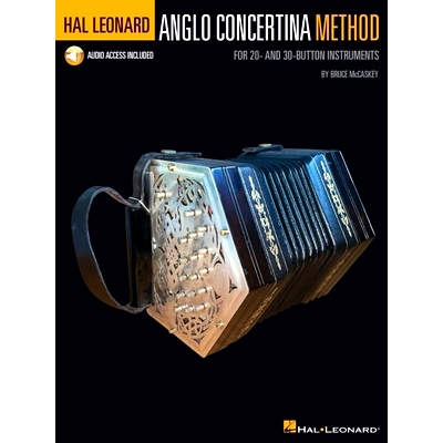 预订 Hal Leonard Anglo Concertina Method - For 20- And 30-Button Instruments by Bruce McCaskey - Book with Online Audio: