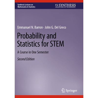 预订 Probability and Statistics for STEM A Course in One Semester STEM 概率论与统计学：一学期课程 9783031389870