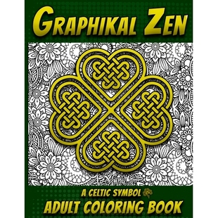 Celtic Book Graphickal 9781687068859 Coloring Zen Adult 预订 Symbol