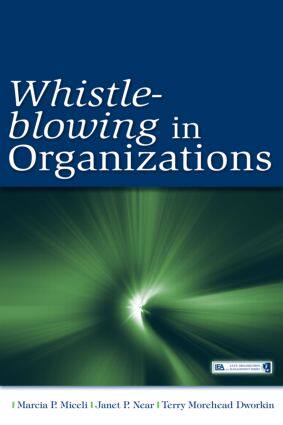 【预售】Whistle-Blowing in Organizations