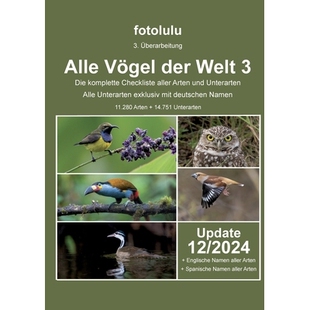 预订 Alle Vögel der Welt 3: Die komplette Checkliste aller Vogelarten und Unterarten der Welt: 9783769301175