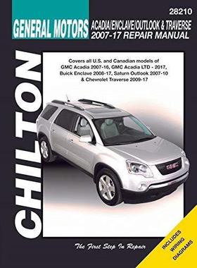 [预订]GM: Acadia, Enclave, Outlook & Traverse ‘07-‘15 9781620923559