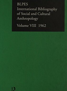 预订 IBSS: Anthropology: 1962 Vol 8