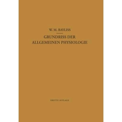预订 Grundriss Der Allgemeinen Physiologie