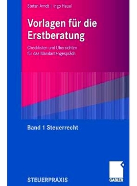 预订 Vorlagen für die Erstberatung - Steuerrecht: Checklisten und Übersichten für das Mandantengespräch: 97838349044