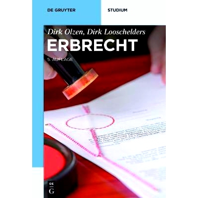 预订 Erbrecht 遗产: 9783110486650