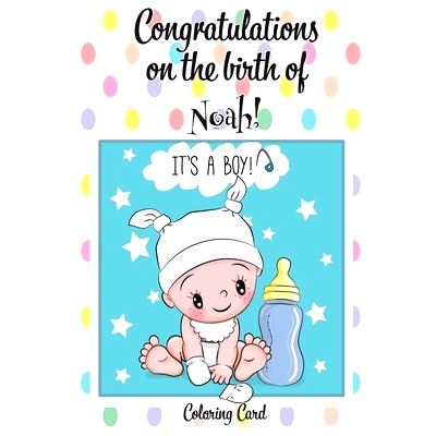 预订 CONGRATULATIONS on the birth of *AH! (Coloring Card): (Personalized Card/Gift) Personal Inspirational Messages & Q