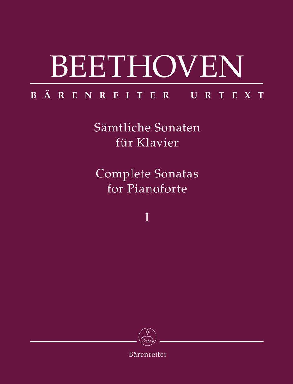 骑熊士净谱 贝多芬:钢琴奏鸣曲全集 1 进口原版 Beethoven:Complete Sonatas for Pianoforte I