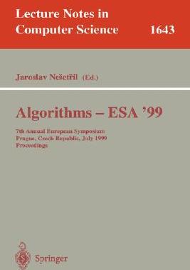 【预订】Algorithms - ESA’99