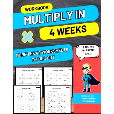 预订 Multiply in 4 Weeks: Learn all the tables from 1 to 12: 9798862089141