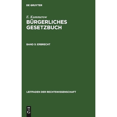 预订 Erbrecht: 9783111212555