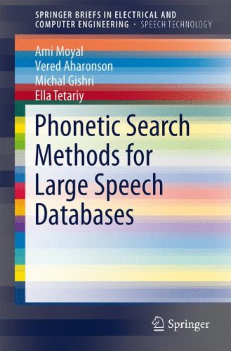 【预订】Phonetic Search Methods for Large Speech Databases