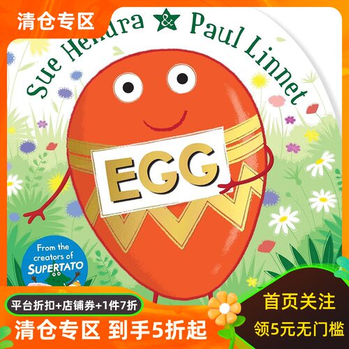 Sue Hendra 土豆超人作者绘本 蛋 英文原版 Egg