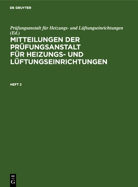 预订 Rietschel: Mitteilungen H. 2 Mphl: 9783486738766