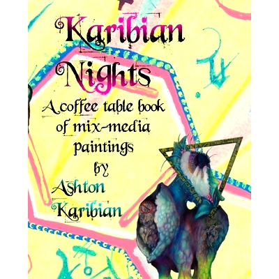 预订 Karibian Nights: A coffee table book of mixed-media paintings: 9798866793976