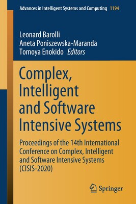 【预订】Complex, Intelligent and Software Intensive Systems