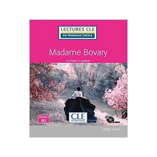 法语分级阅读B2 包法利夫人 原声朗读CD CLE出品 1800词 Mme Bovary Niveau 4 B2 口袋书 法语阅读理