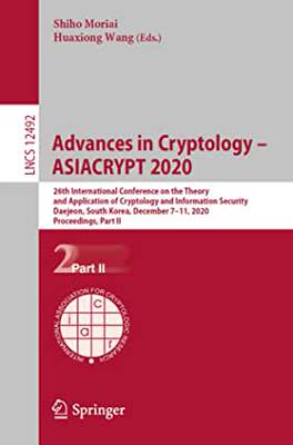【预订】Advances in Cryptology – ASIACRYPT 2020