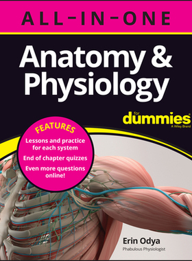 [预订]Anatomy & Physiology All-In-One for Dummies (+ Chapter Quizzes Online)