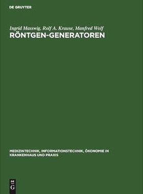 预订 Röntgen-Generatoren: 9783110102505