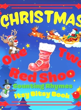预订 CHRISTMAS - One Two Red Shoo! Counting Rhymes - Itsy Bitsy Book: (Learn Numbers 1-10) Perfect Gift For Babies, Todd