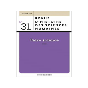 [预订]Revue d’histoire des sciences humaines, n° 31. Faire science 9791035100247