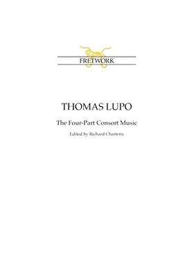 预订 Thomas Lupo: The Four-Part Consort Music: 9781898131496
