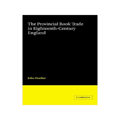 【预售】The Provincial Book Trade in Eighteenth-Century